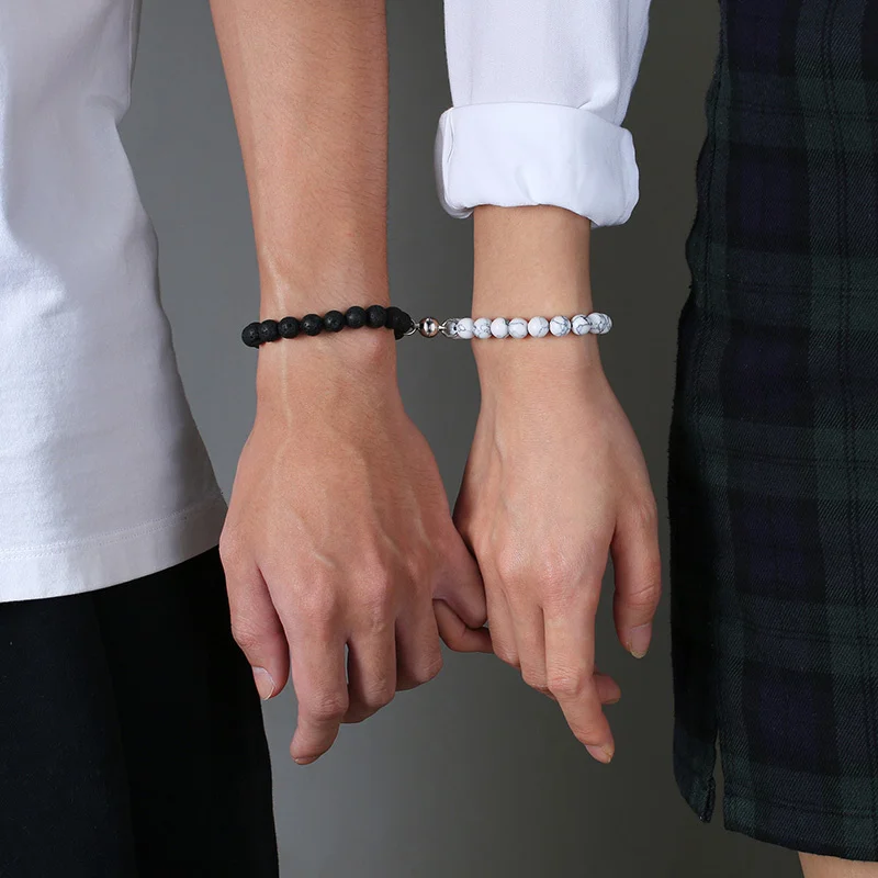 Distance bracelets for couples