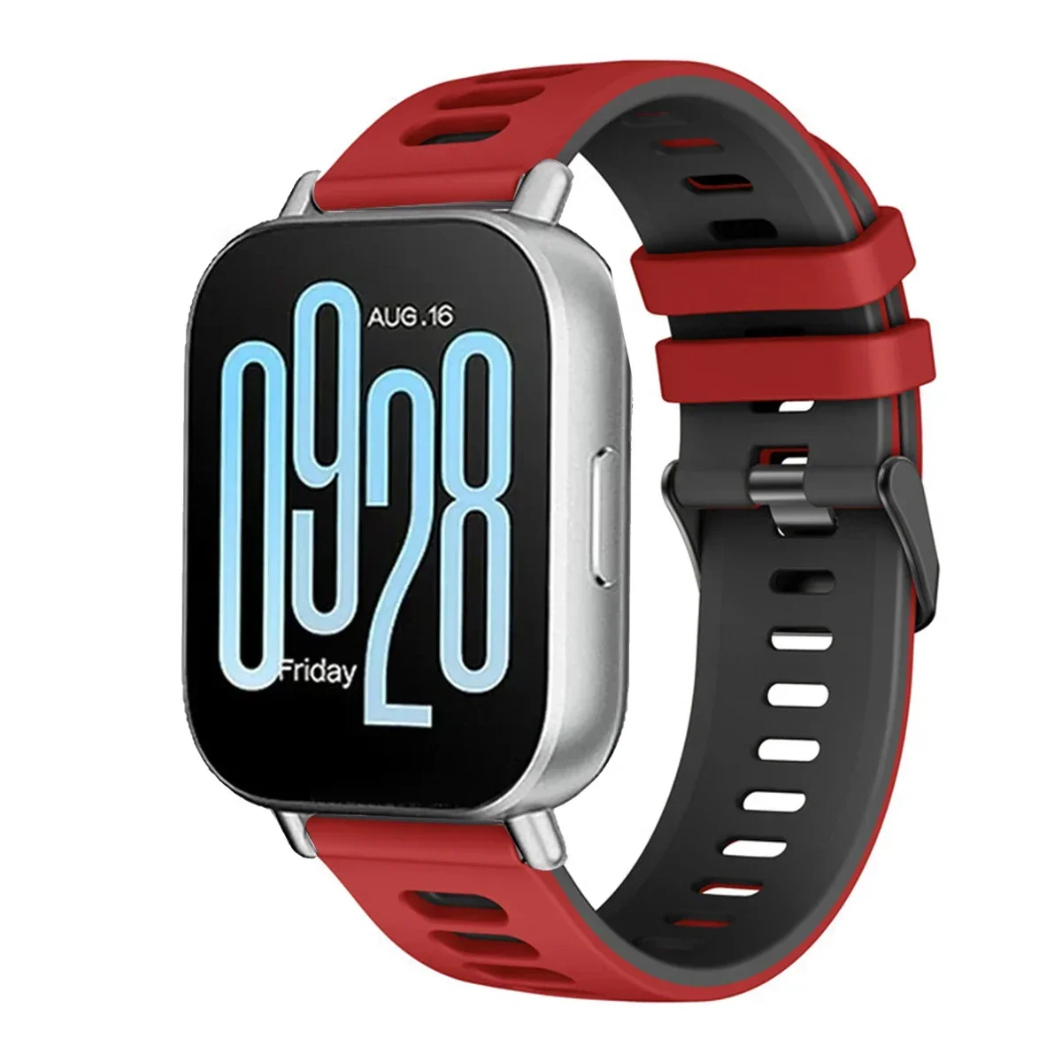 Silicone Sport Wristband - 22mm Strap Accessory in Various Colors