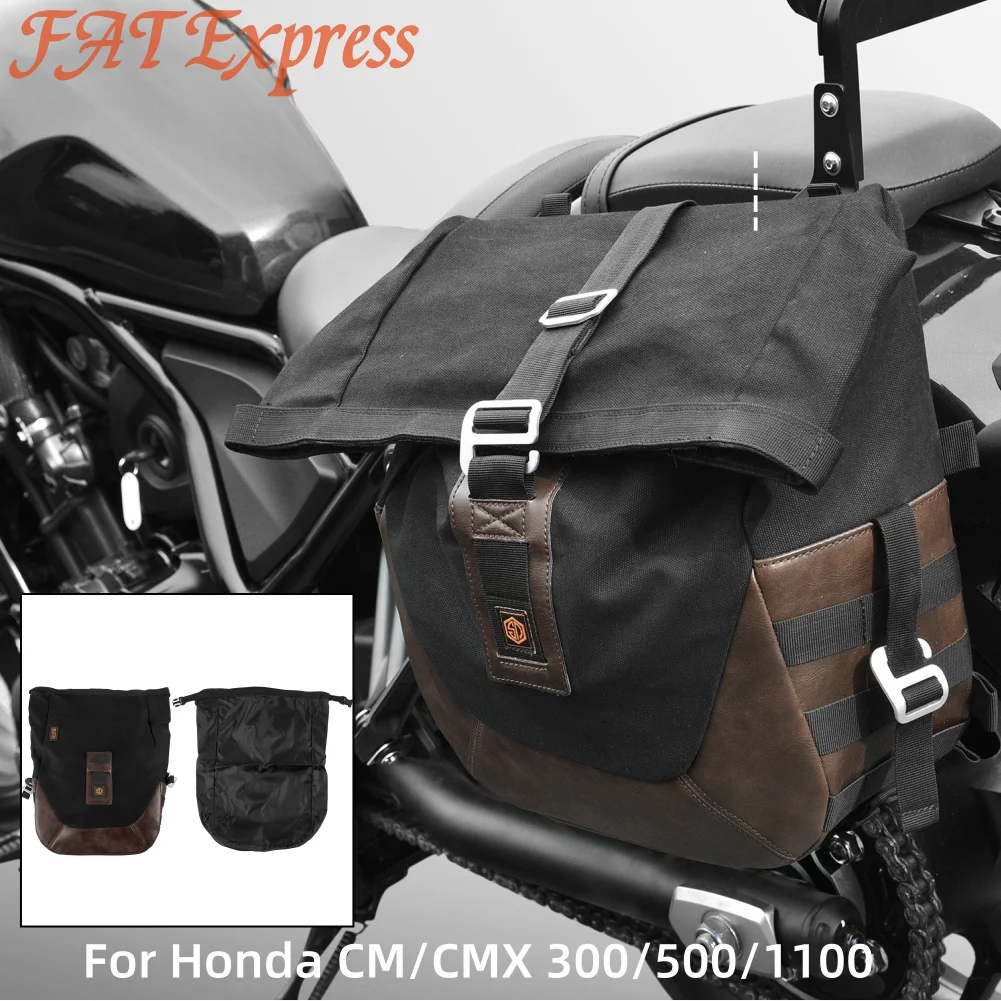 MotorcycleQuickReleaseSaddlebagBagForHondaRebelCMX1100CM1100