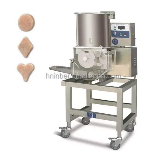 Easy Operation Chicken Nuggets Making Machine Hamburger Press Patty Maker 5
