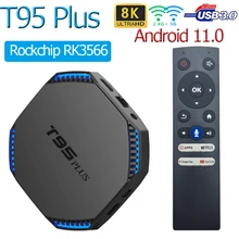

T95 Plus Smart TV Box Android 11 Rk3566 4GB 32GB 64GB 8GB 2.4G 5G Wifi 1000M 8K Google Voice Youtube Set Top Box USB3.0 tvbox