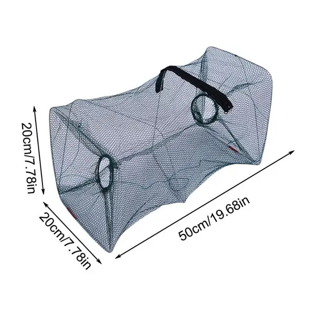 Horgászó Csali Csapda Hordozható Minnow Hajtogatott Halcsapdák Összecsukható Garnélarák Háló Újrahasznosítható Halászati ​​Csapdák Hálók - Image 6