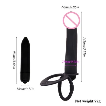 Dildo Peni Vibrator Double Penetration Sex Toys Anal Vaginal Butt Prostate Stimulation Couple Anal G Spot Massager Male Adult 18 5