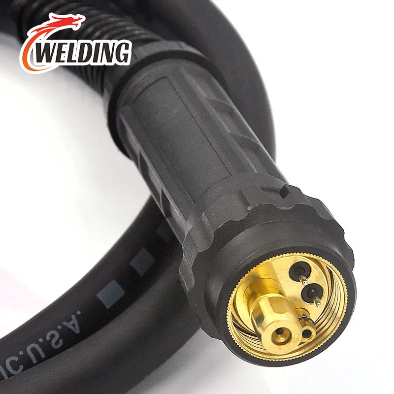 Kit Adattatore Euro Per Torcia TIG/MIG – Raccordo In Ottone Con Impugnatura E Molla – Conversione Per Saldatrici - 2