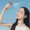 M11 Portable Hand Fan 120 Wind Speeds Display Power Mini Bladeless Handheld Fan USB Rechargeable Personal Highspeed Fans 4