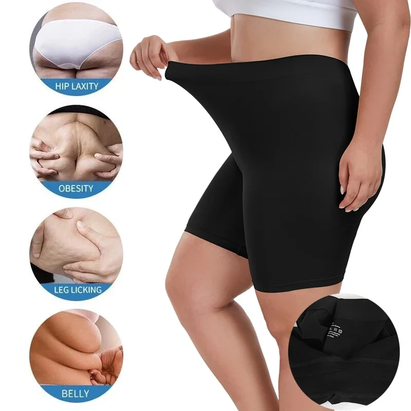 Women Safety Pants High Waist Abdominal Pants Postpartum Body Shaper Comfort Boxer Briefs Skirt Shorts XL-4XL Seamless Underwear safety shorts,safety pants,high waist underwear,women shorts underwear