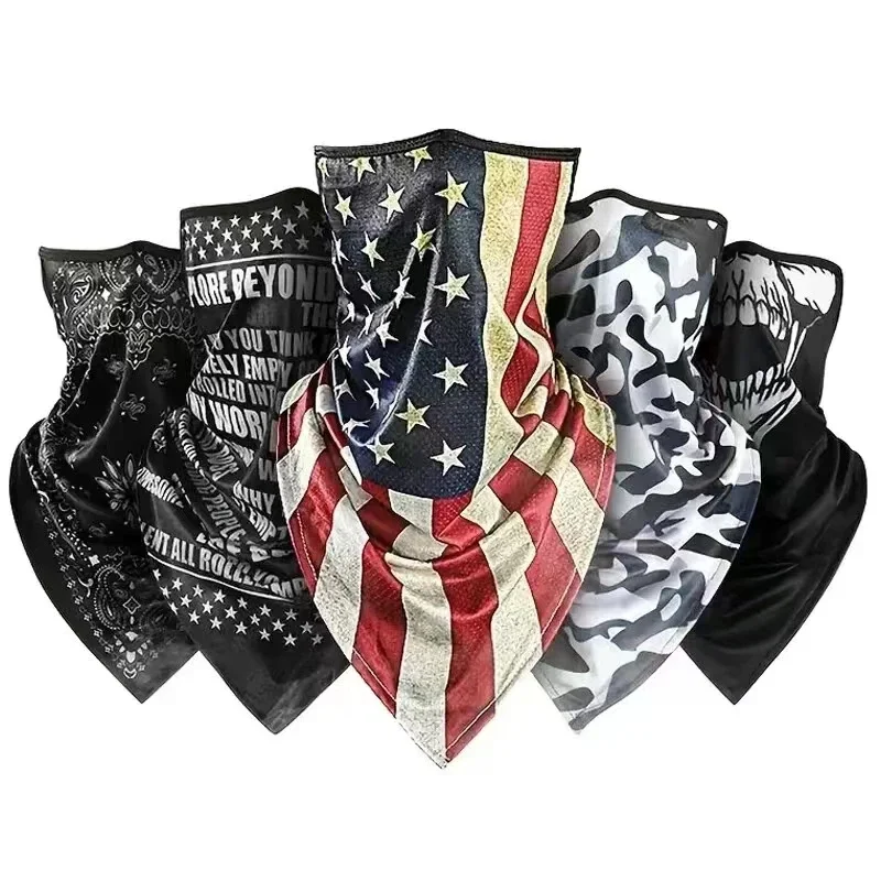 Bandana Scarf Cooling Neck Gaiter Breathable Quick-Drying Sun Protection Outdoor Activities Motorcycle Motorbike Riding