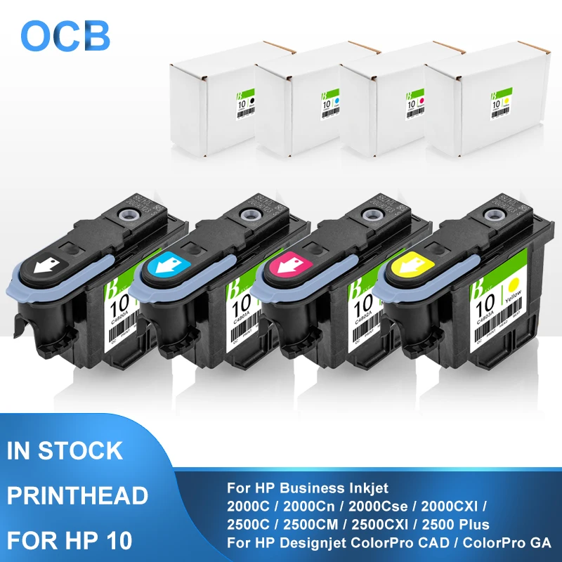 Cabezal De Impresión Para Impresoras HP 500, 510, 800 - Colores Vivos, Sin Atascos, Alta Calidad