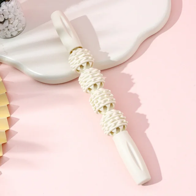 Massage Stick Mace Leg Muscle Relaxer Yoga Roller Slim Calf Roller Full Body Massage Yoga Stick 6