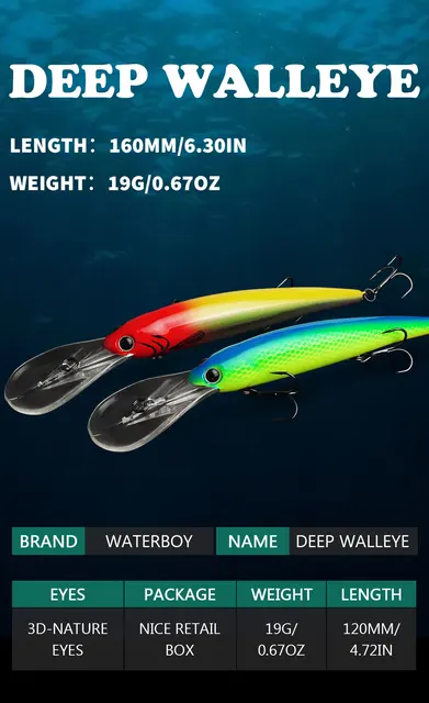 Breeding Banditbandit Deep Walleye Crankbait 20g - Versatile