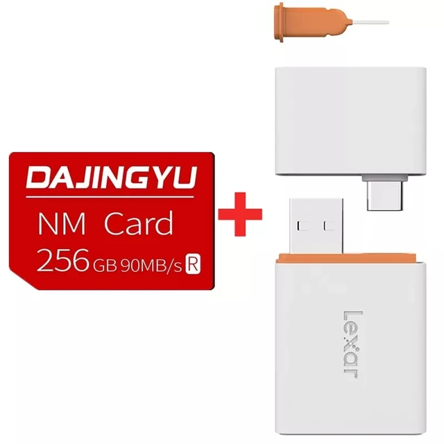 Nm card Huawei 256GB/128GB/64GB Nano Memory Card 90MB/s Apply Huawei  P30/Pro Mate 20/X/Pro USB3.1 Gen 1 Nano Memory Card Reader