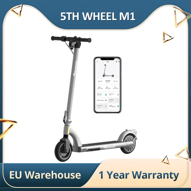 5TH WHEEL M1 Electric Scooter 36V 6Ah Battery 250W Powerful Motor 8in Inner  Honeycomb Tire 25km/h Max Speed E-Scooter - AliExpress