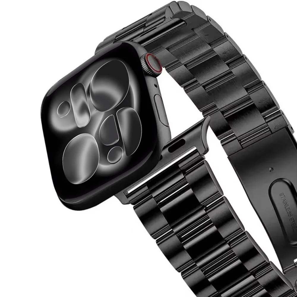 Premium Stainless Steel Watch Strap - Elegant Metal Bracelet