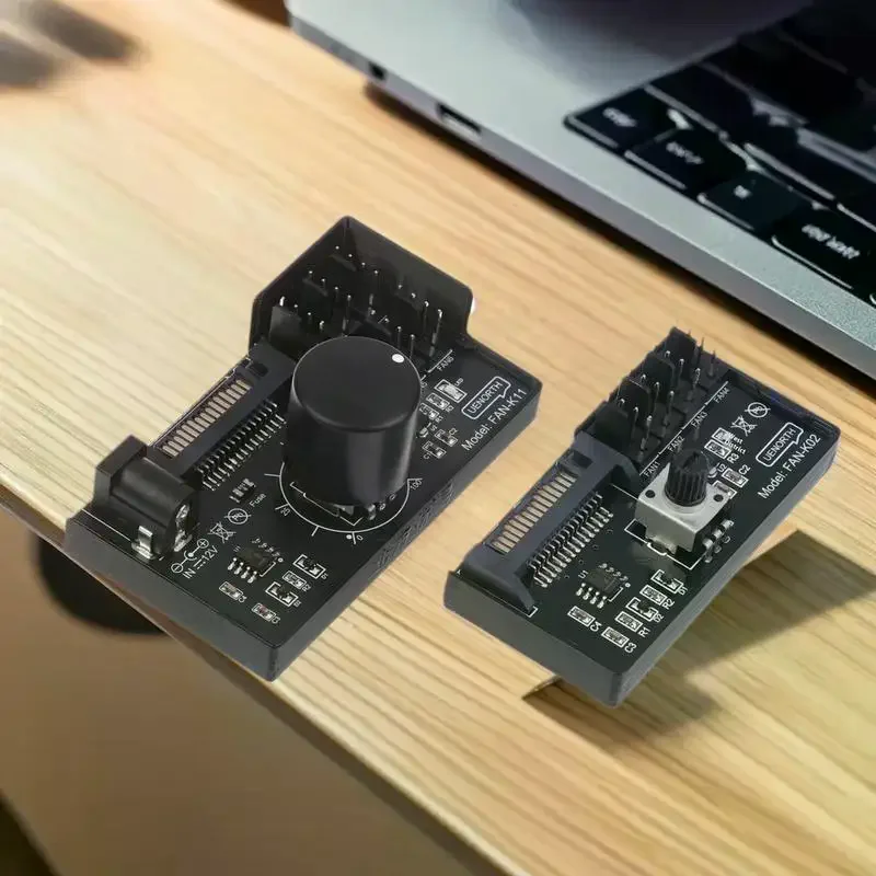 PWM 팬 속도 컨트롤러 SATA DC 전원 공급 4핀 팬 거버너 NAS 서버 팬 속도 조절기 4방향 6방향 PWM 팬 허브 컨트롤