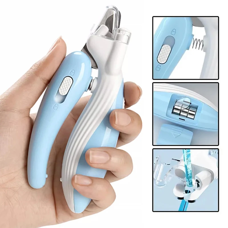 Professional Pet Nail Clippers Cat Nail Trimmer Labor-Saving Pet Claw Grooming Scissors for Dogs Small Animals Paw Trimmer pet nail clipper,pet nail scissors