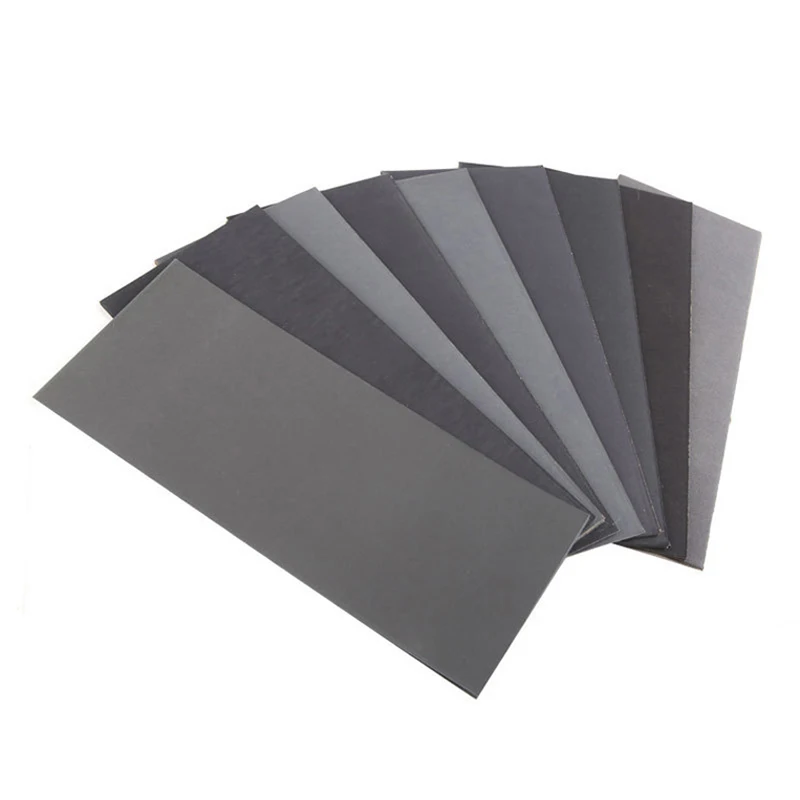 5pcs Sandpaper Set 400 600 3000 800 1000 1200 1500 2000 2500 Grit