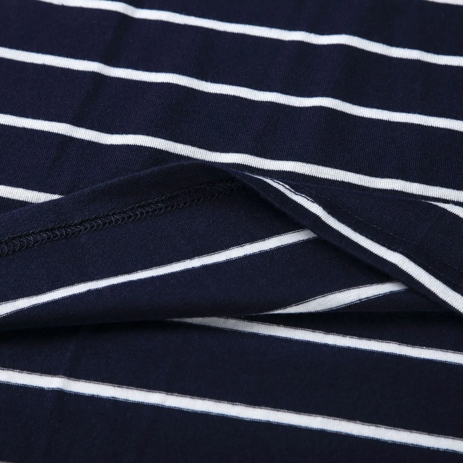 Womens Maternity Summer Short Sleeve Striped Print Dress Breastfeeding Belt Dress for Women Photography