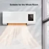 Air Cooler Air Cooler Machines Small Air Conditioner Heater Portable Wall Mounted Air Conditioning Hot Fan for Bathroom Bedroom 3
