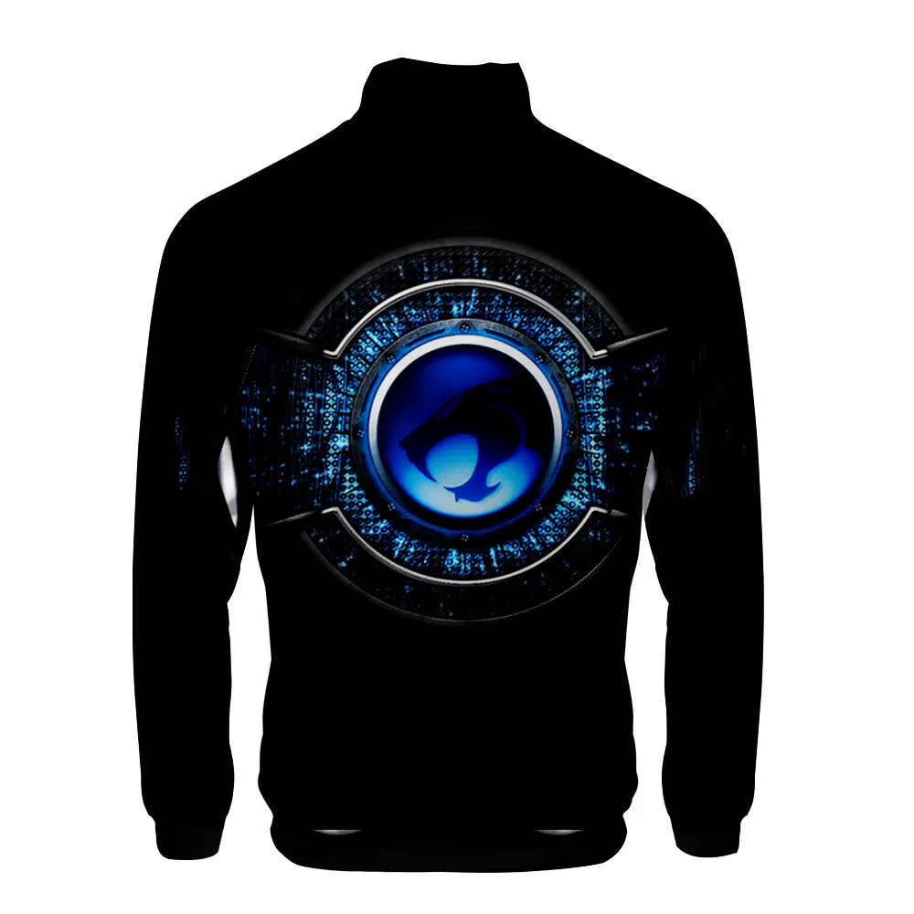 Classic anime ThunderCats Jacket Men 3D Polyester Slim Fit Windbreaker Men Zipper Fashion Casual Jacket Harajuku Streetwear Tops 6