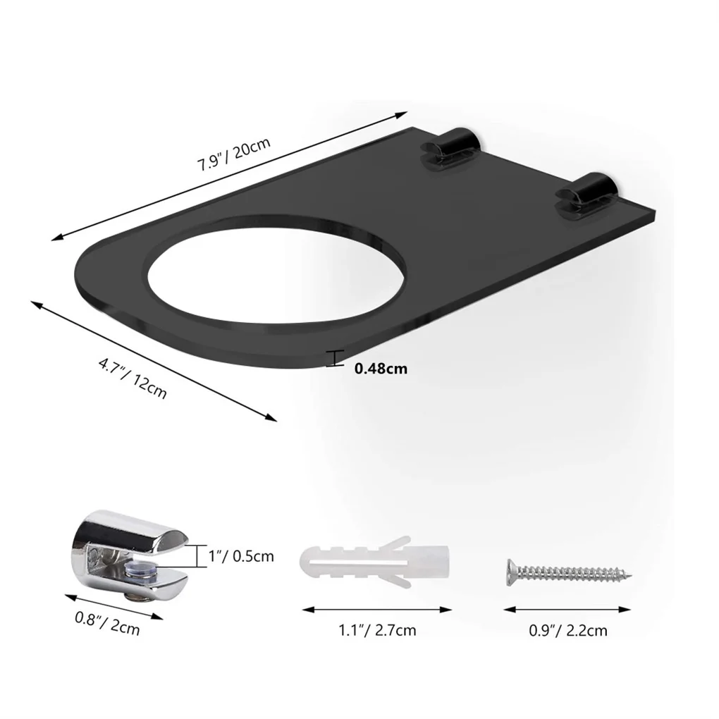 Wall Mounted Acrylic Ball Stand Holder Rugby Rack Basketball Hanging