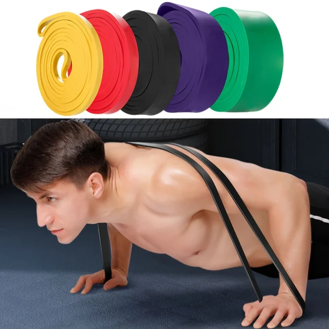 Fitness Resistance Band Pull Up Band Exercise Workout Band for Gym Home Pull Up Assistance Band Body Stretching Muscle Training 2