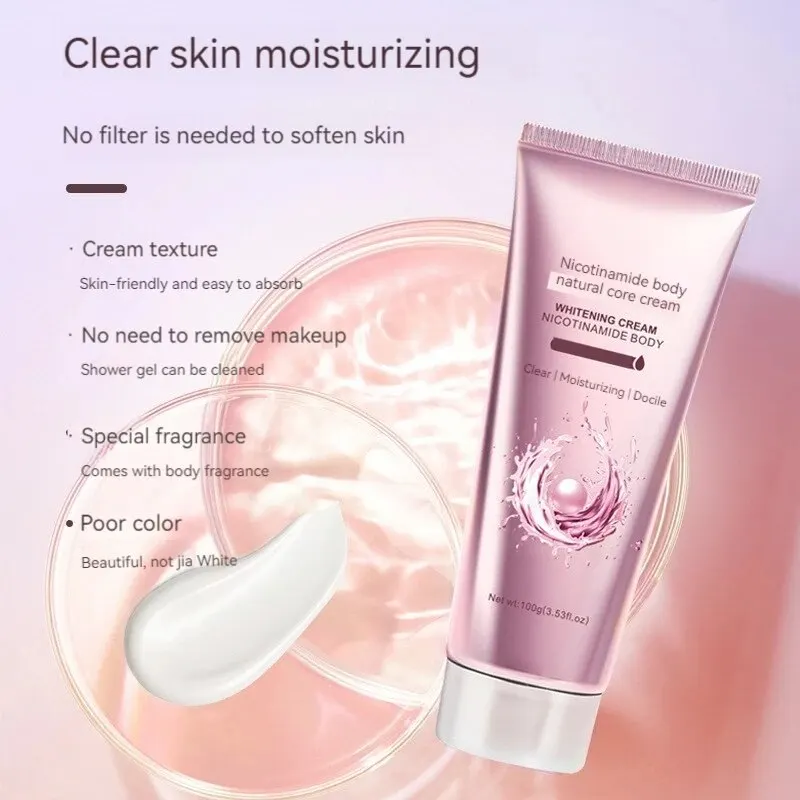 Nicotinamide Body Whitening Cream Light Moisturizing Concealer Full Body Brightening Fresh and Elegant Whole-body Availability