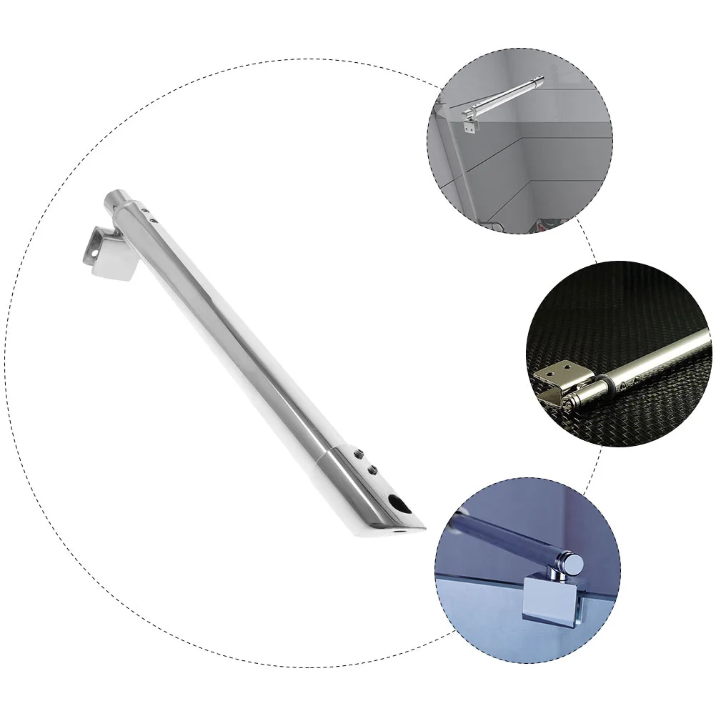 Adjustable 304 Stainless Steel Support Rod For Panel Hardware Frameless Door Brackets shower door Bath Enclosure Mounting Bars Glass Shower