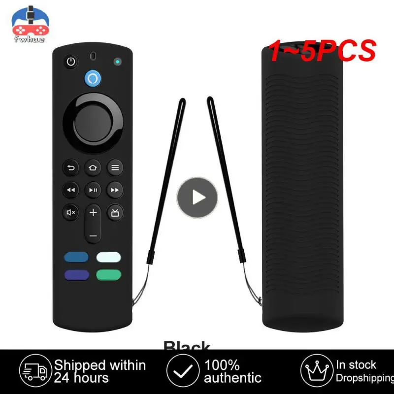 

Силиконовый чехол для телефона, 1 ~ 5 шт., для Amazon Fire TV Stick 4K MAX/ 3rd Gen /4K 2021, дистанционное управление, защита от падения, пыли