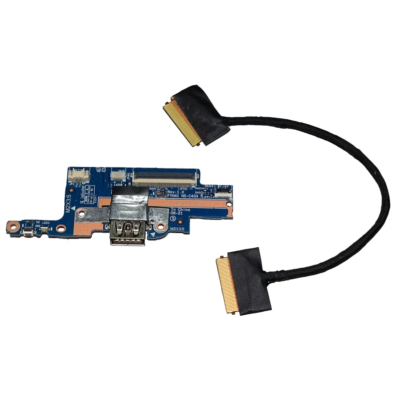 

5C50S24993 New USB Board With Cable For Lenovo Yoga C740-14IML 81TC NS-C433