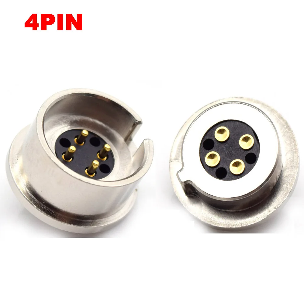 4PIN Karte Slot 5V Blind Saug DC Magnet Saug Pogo pin Stecker Steckdose Smart-wearable männlich-weibliche Lade stecker – Detail 4