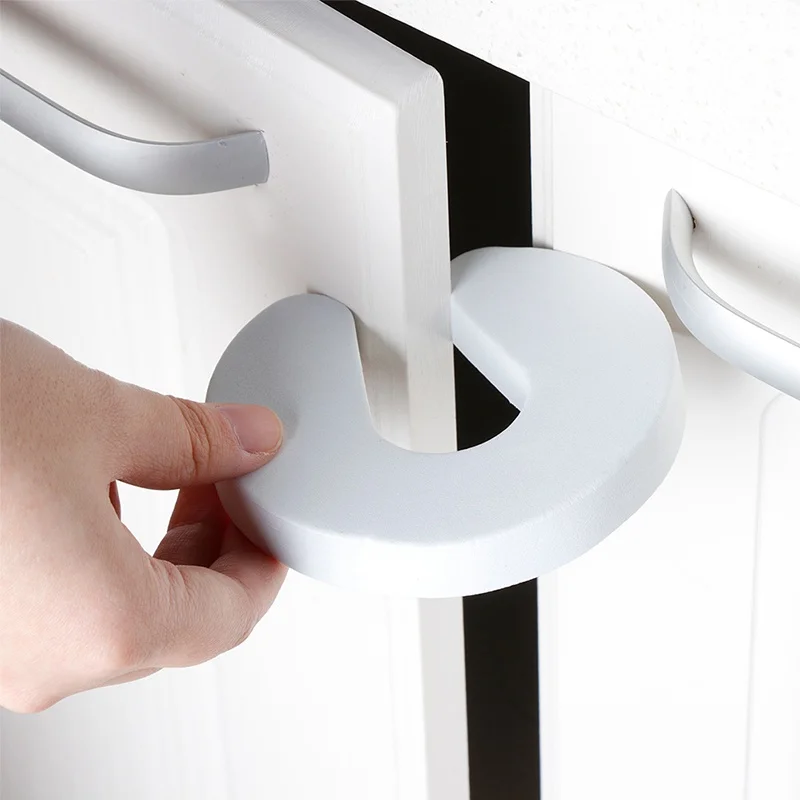 Kid Finger Protector Door Stopper Jammers Pinch Guard 4PCS Baby Safety Home Kitchen Bedroom Security Door Clip Stopper kid finger protector
