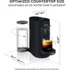 38 Ounces Italian Coffee Machine Matte Black Espresso Coffee Maker Makers Capsules Capsule Kitchen Appliances Home 5