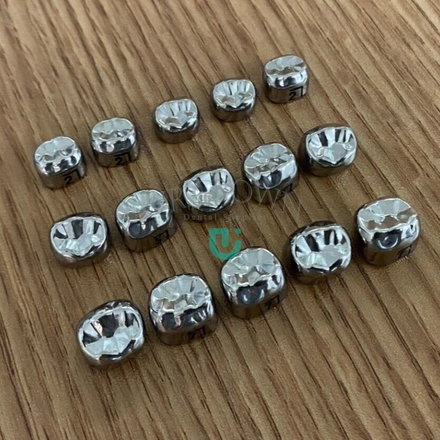 Iron Crown Ex Scatola Da 50 Capsule Resina Per Corone Dentali Temporanee - Materiale Per Igiene Orale Materiale Per Corona Dentale Temporanea