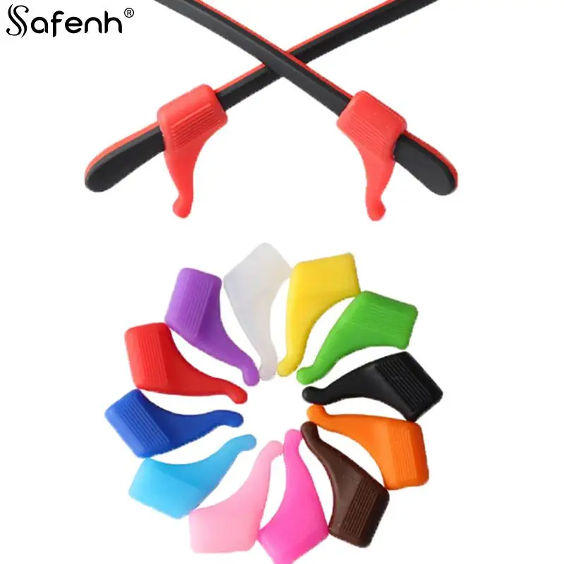 

4 Pairs/lot Universal Sunglasses Eyewear eyeglass glasses silicone ear hook temple tip Sport holder Anti Slip 8 colors