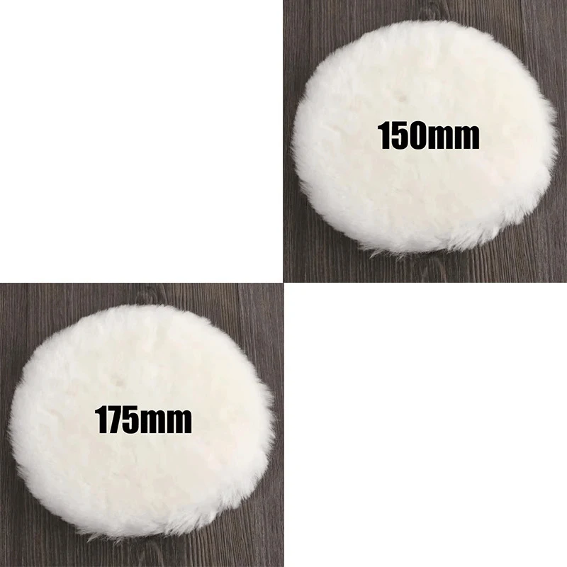 1-4pcs 3/4/5/6/7 인치 연마 키트 연마 패드 자동차 왁싱 스폰지 디스크 울 휠 자동차 광택기용 자동차 페인트 관리 패드