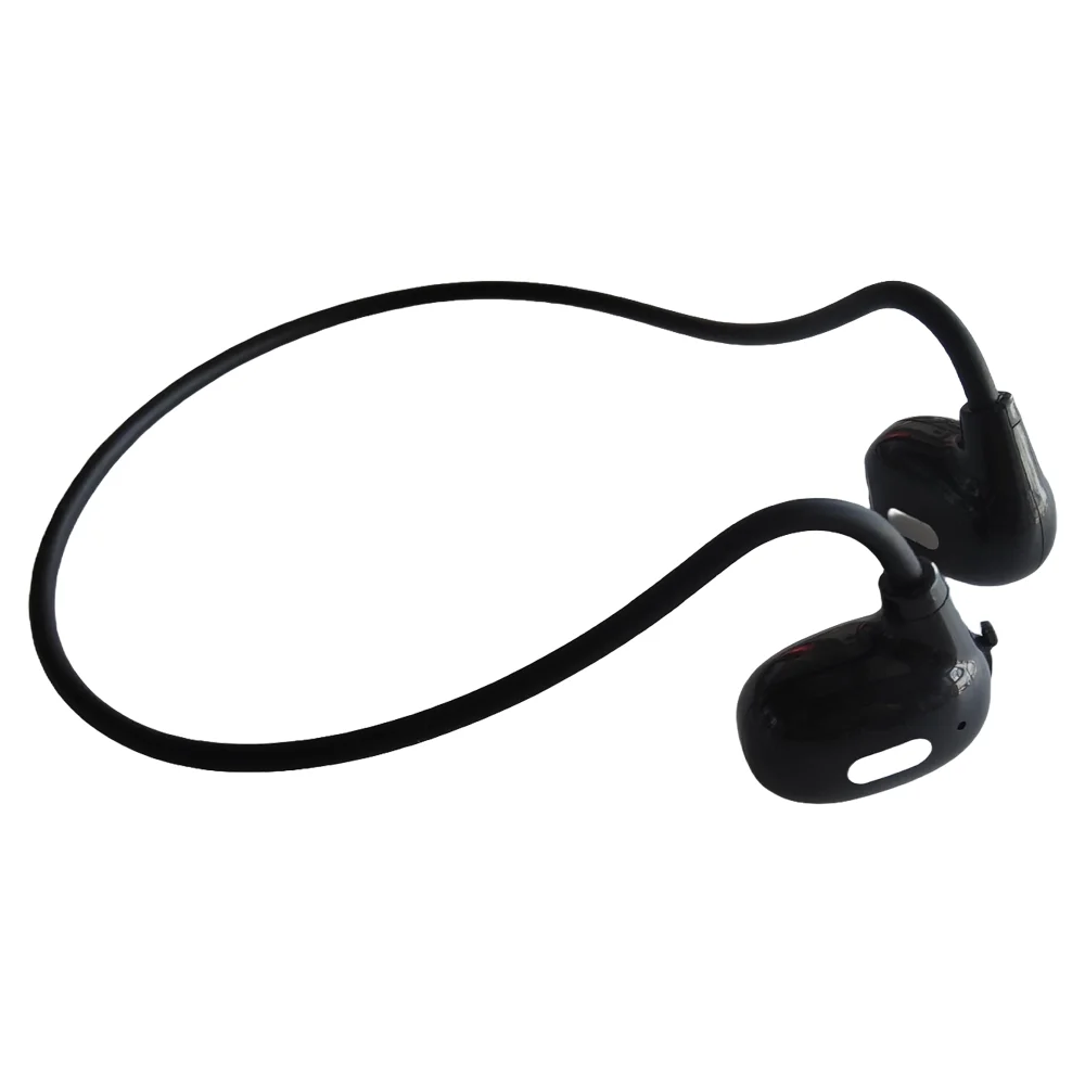 Навушники Air-Conduction Бездротові навушники Bluetooth 5.3 Водонепроникна гарнітура Стереонакладні спортивні навушники з мікрофоном Відео