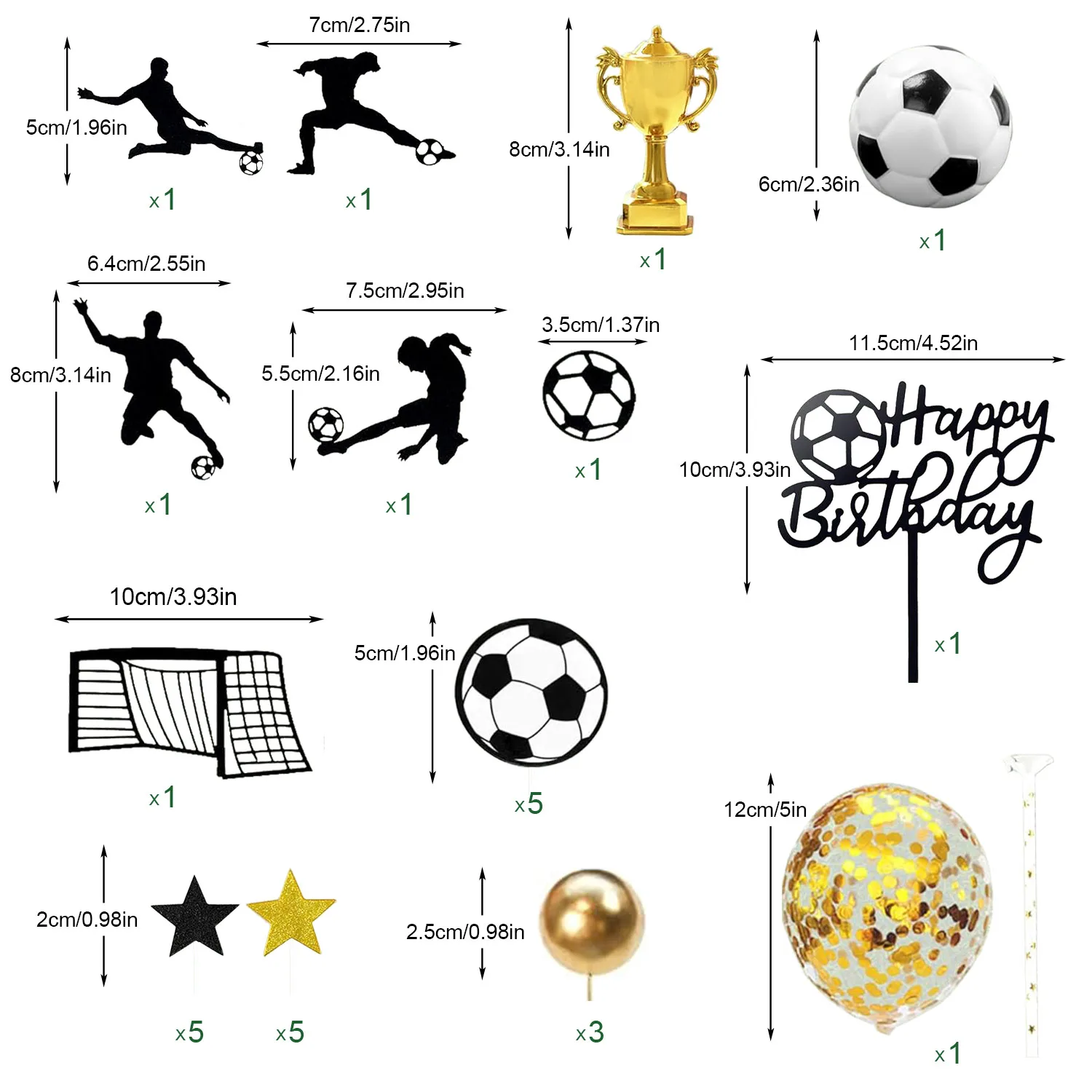 サッカー選手飾り Amazon.co.jp: サッカーケーキトッパーデコレーション サッカー