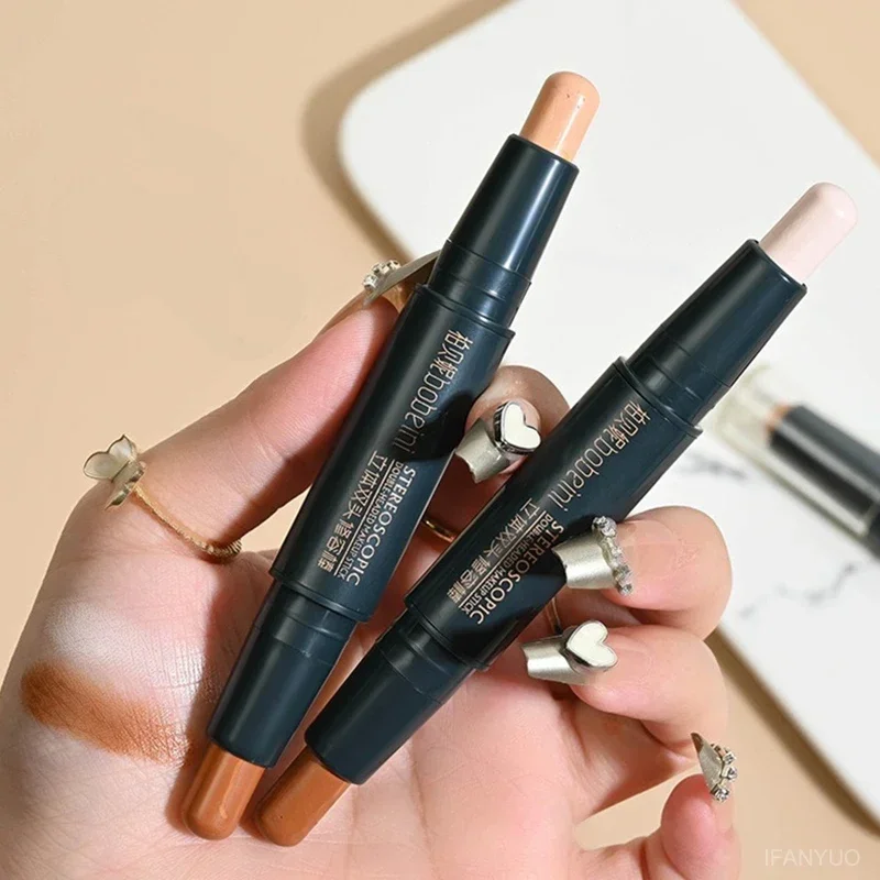 قلم تمييز مزدوج الرأس عالي الجودة للمكياج 5