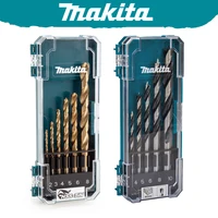 Makita D-72833 D-72861 jeu de forets pour métal/bois HSS-Tin foret hélicoïdal diverses tailles accessoires d'outils multifonctionnels 1