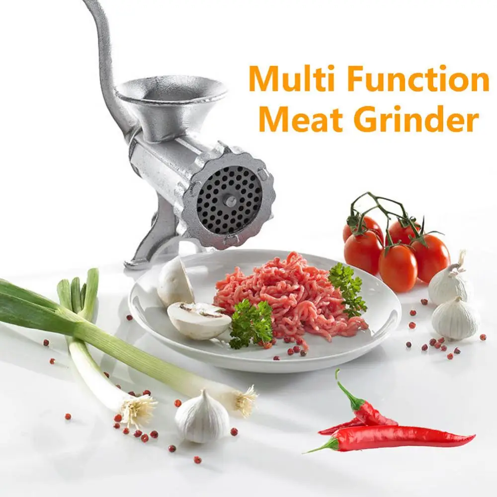 Kitchen Handheld Hand Crank Meat Mincer Sausage Noodles Grinder Metal Multifunction Manual Kitchen Accessories