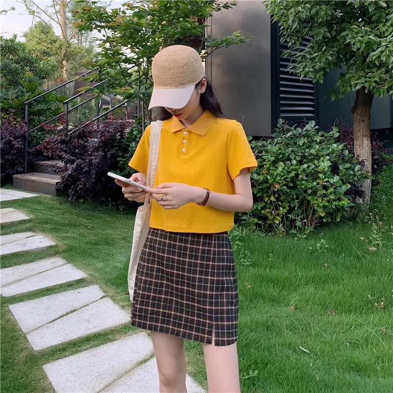 New golf wear ladies summer short sleeves women summer short sleeves slim and breathable