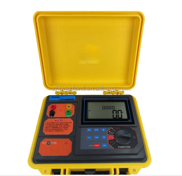 

ZWS-480 Digital earth ground resistance tester and soil resistivity meter
