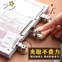 M&G 6PCS Silver Metal Paper Clips Set 19/29/38/51/64/76mm Folding Grip Clips Office School Stationery Supplies 3