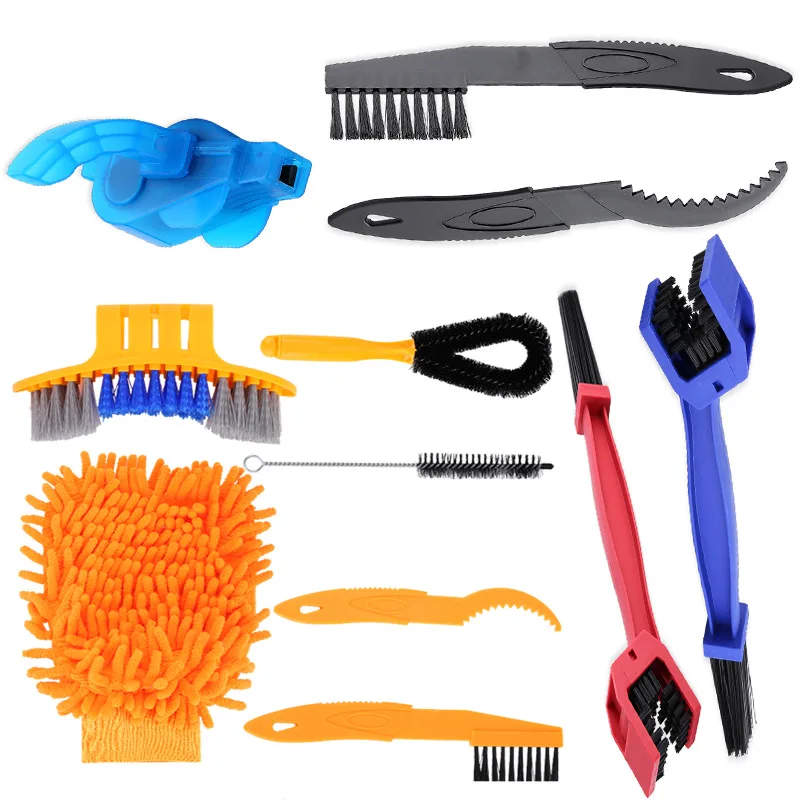 Portable Chain Cleaner Kit - Advanced Bicycle Scrubber & Brush Set for Comprehensive Bike Maintenance