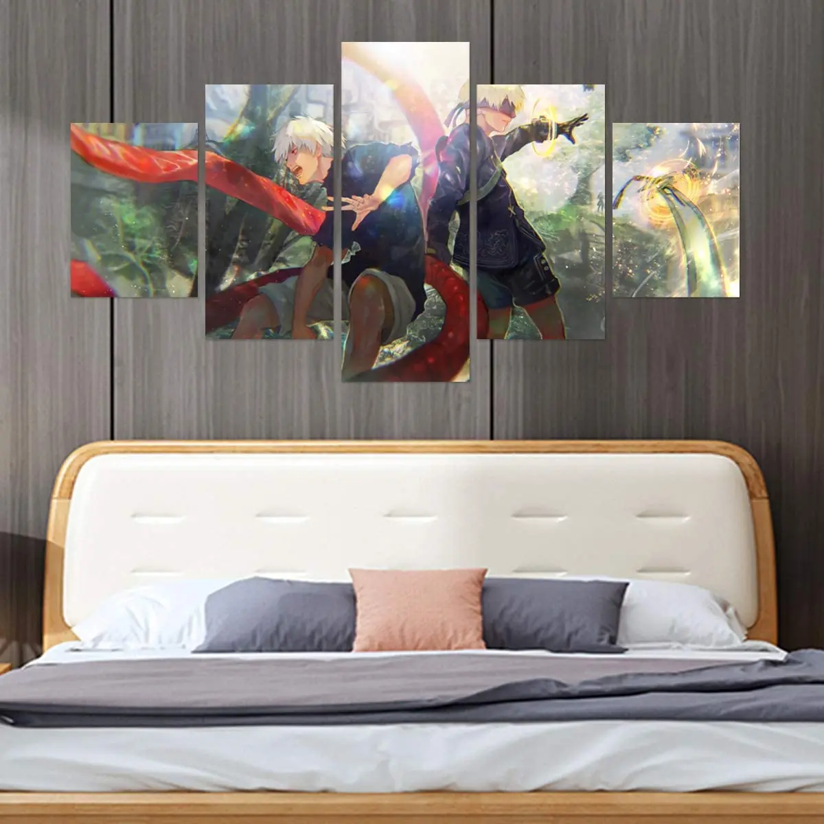 

Japan Anime Ken Jinmu Tokyo Ghoul No Framed Canvas 5Pcs Wall Art Posters Pictures Home Decor Multi 13 For Living Room Paintings