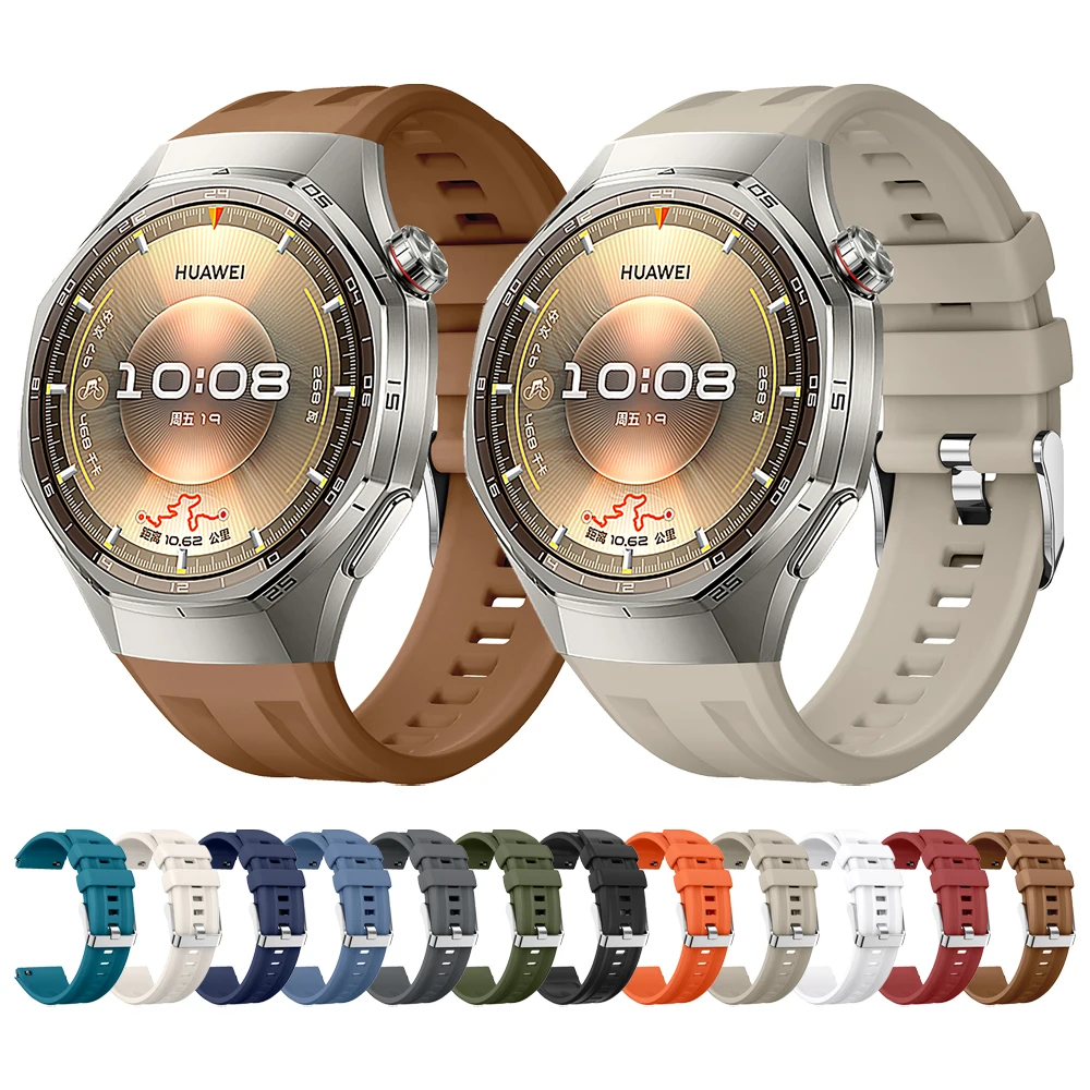 Soft Silicone Replacement Strap for Huawei Watch GT 6 Pro - Premium Band Accessories