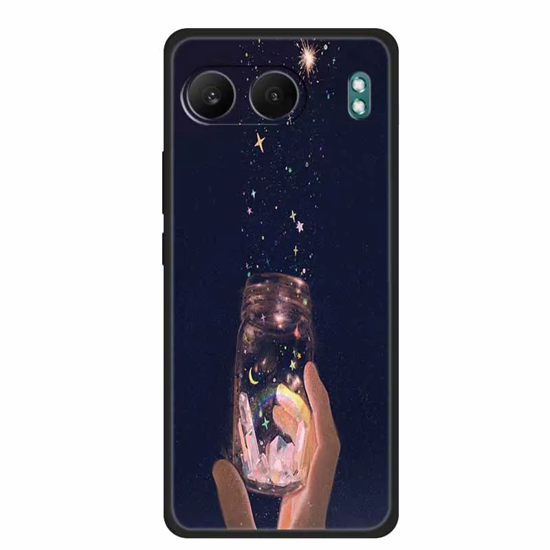 Astronaut Design Soft Silicone TPU Phone Case - Space-Themed Back Cover