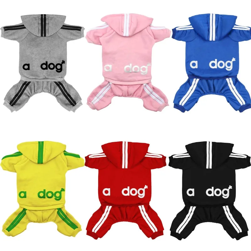 Adidog Dog Jumpsuit - Spring Sports Suit for Small Dogs