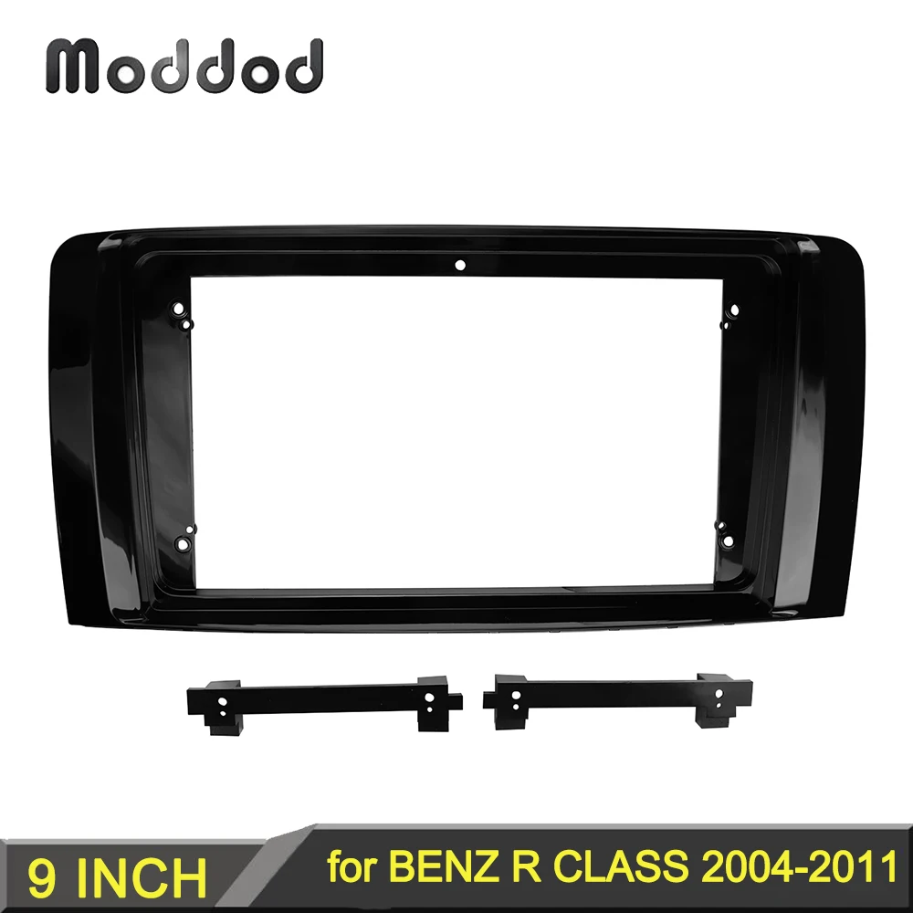 

Fascias for BENZ R CLASS 2004-2011 9 Inch Screen Car Radio Frame Dashboard Installation Trim Kit Stereo Panel Player Bezel