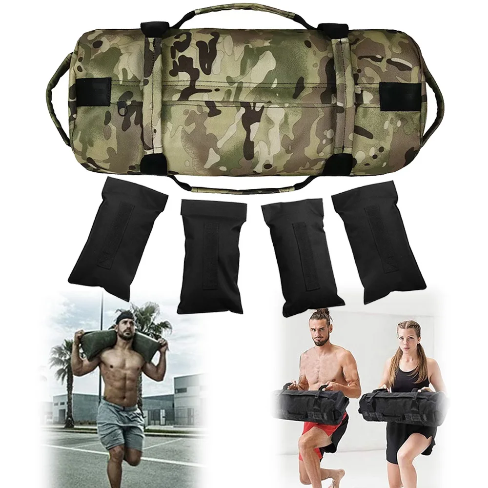 Adjustable Heavy Duty Workout Sandbags Weight Filler Bags For Fitness MMA Boxing Power Training Weightlifting Home Gym Exercise training sandbag